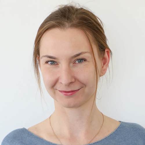 woman looking at the camera